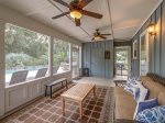 Screened Porch at 46 Lagoon Road in Forest Beach